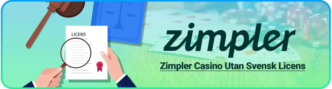 Zimpler casino utan svensk licens